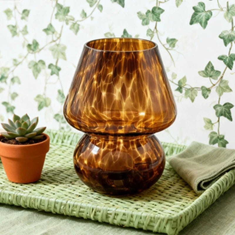 skleněné lampy houbova